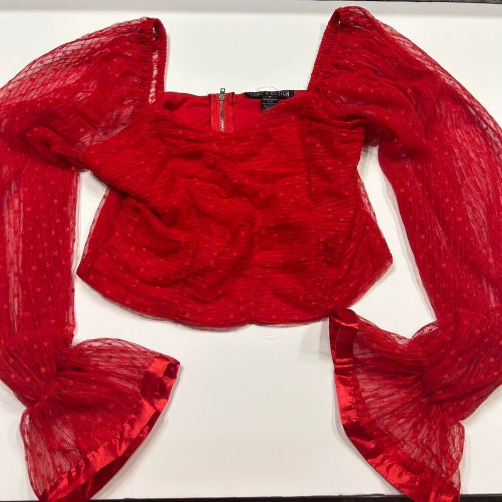 Love X Design Women's Red Blouse
